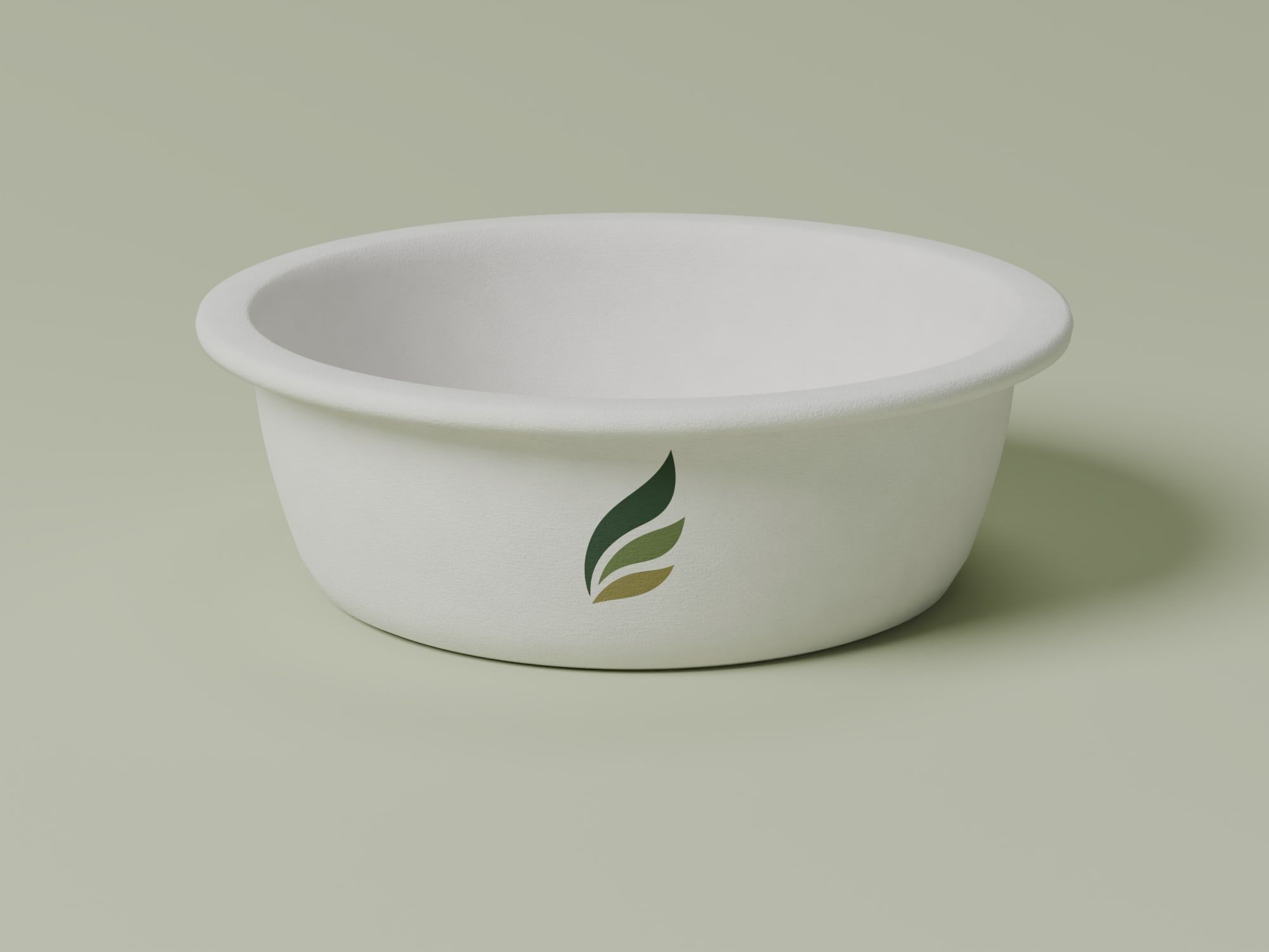 12 oz Round Bowl, front view