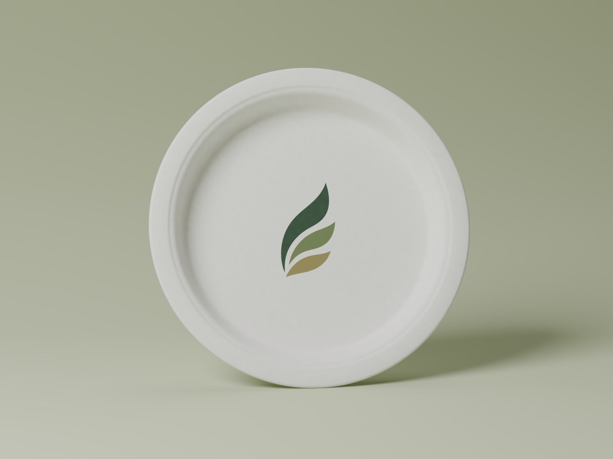 11" Round Plain Plate, front view