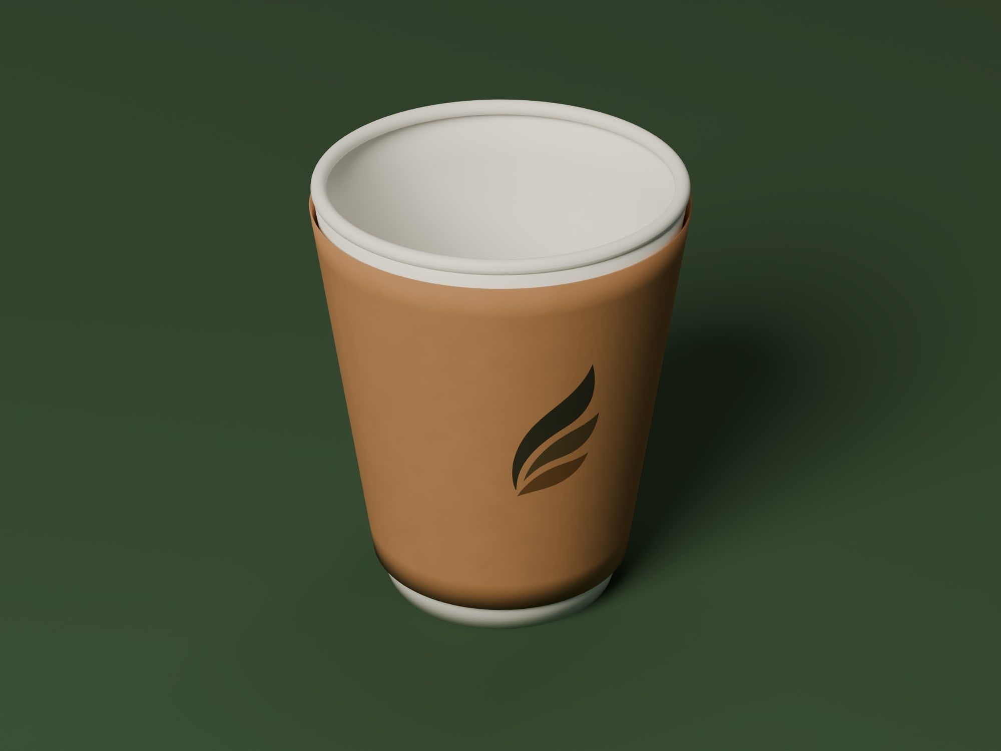 Double Wall Paper Cups, angled view