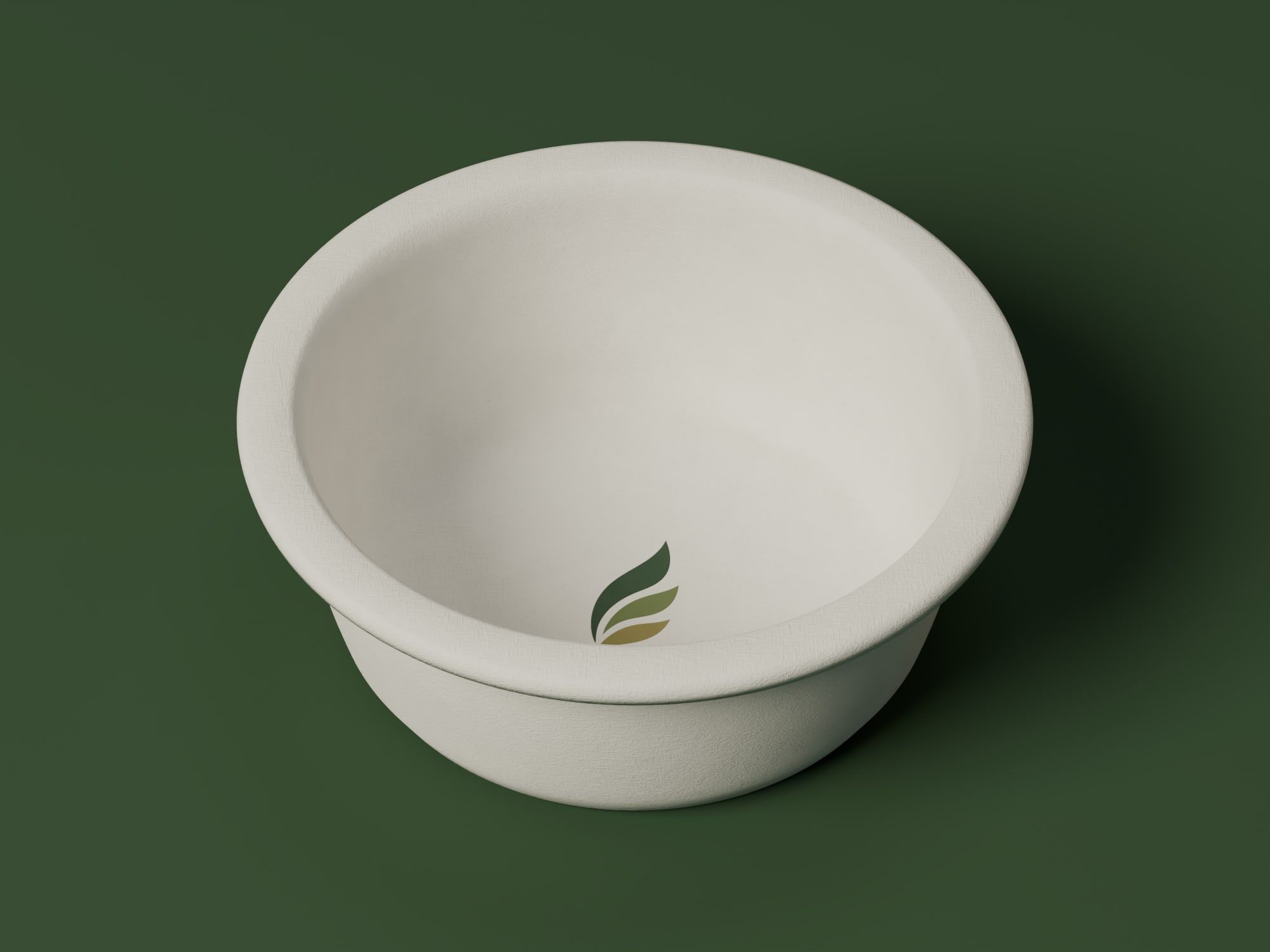 6 oz Round Bowl, angled view