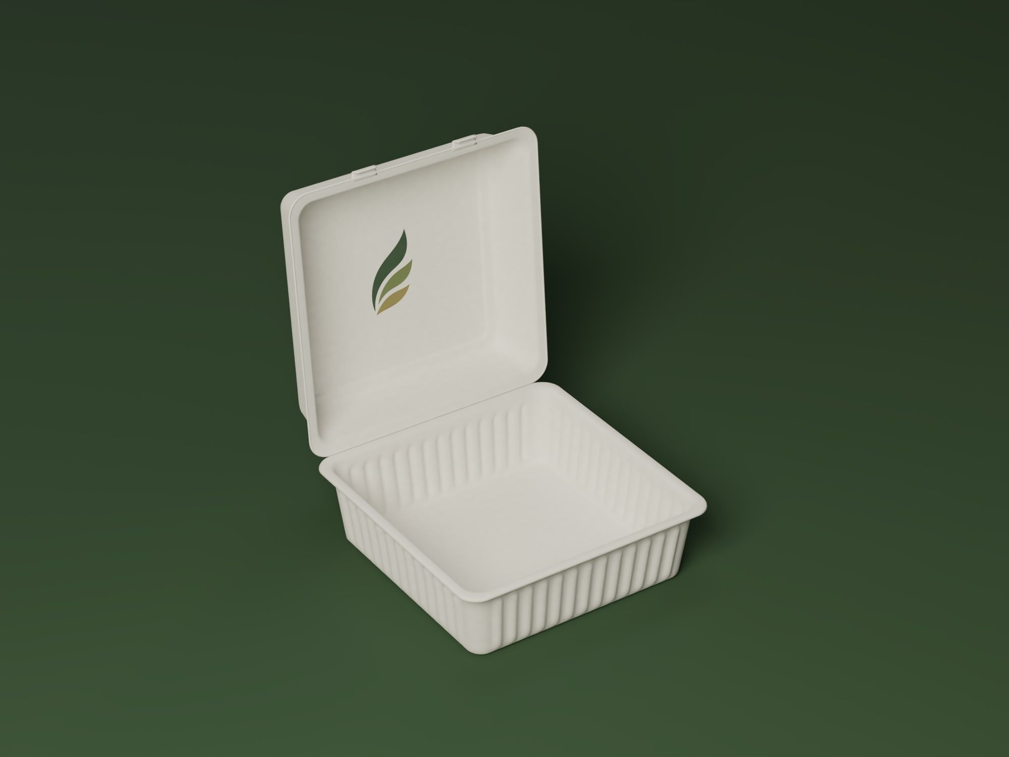8×8 Clamshell, angled view