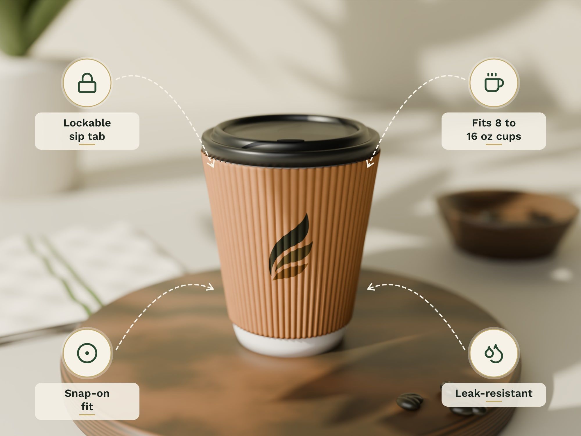 Sipper Lids, key features