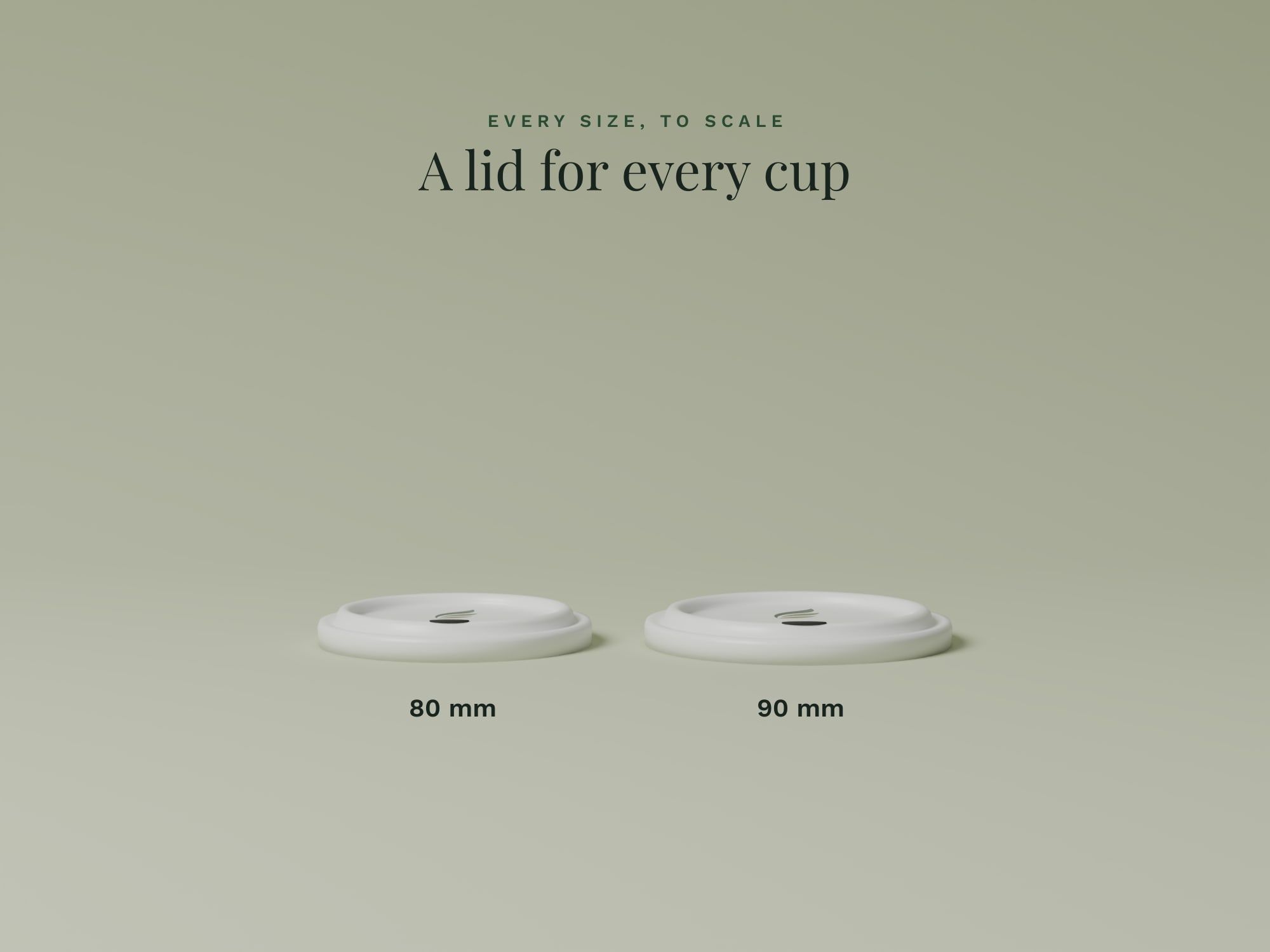 Sipper Lids, White, sizes